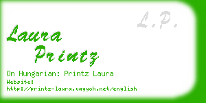 laura printz business card